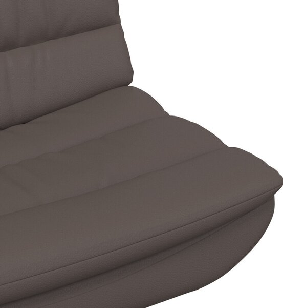 Forgószék Csokoládébarna Műbőr Közepes Ergonomikus Forgószék
