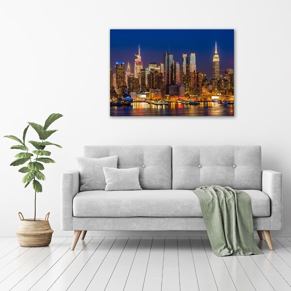 Vászonfotó Manhattan éjjel