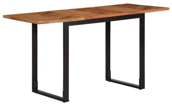 Tömör akácfa fa étkezőasztal 140 x 70 x 75 cm
