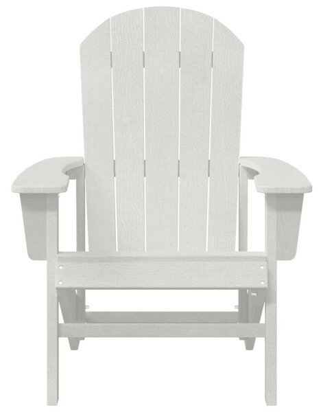 Adirondack Székek 2 db Fehér 74x82x90 cm HDPE