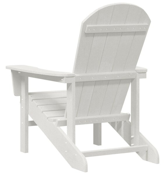 Adirondack Székek 2 db Fehér 74x82x90 cm HDPE