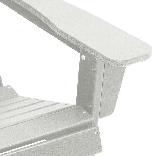 Adirondack Székek 2 db Fehér 74x82x90 cm HDPE