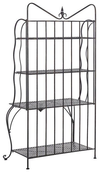 Polcrendszer PAVONA Fém 170 cm 94 cm Fekete