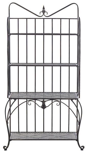 Polcrendszer PAVONA Fém 170 cm 94 cm Fekete