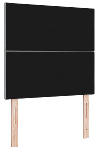 LED Fejtámla Gyémántblokkok Mintázat Világosszürke 100 cm Szövet