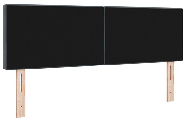 LED Fejtámla Kristály Gombos Párnázott Sötétszürke 80 cm Bársony