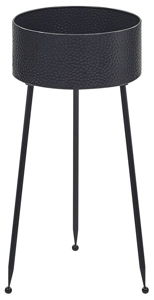 Virágállvány LEIKA 29 cm Fekete Fém