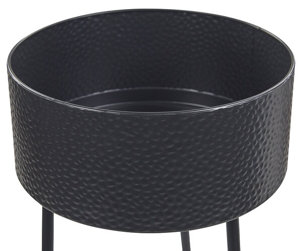 Virágállvány LEIKA 29 cm Fekete Fém