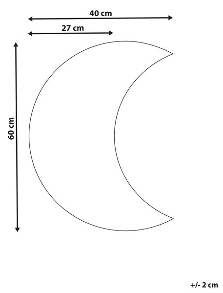 Falitükör PESMES 40 cm 60 cm Ezüst