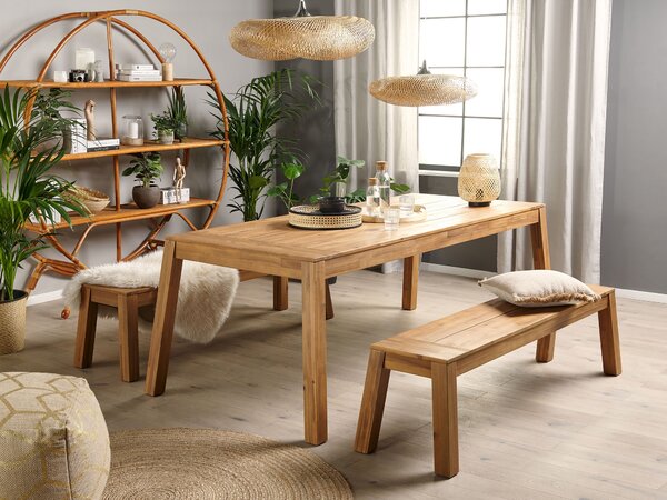 Kerti pad LIVORNO 169 cm Akácfa Barna