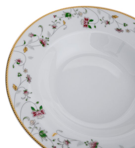 TEMPO-KONDELA GARIDA TYP 3, étkészlet, 57 db-os szett, porcelán