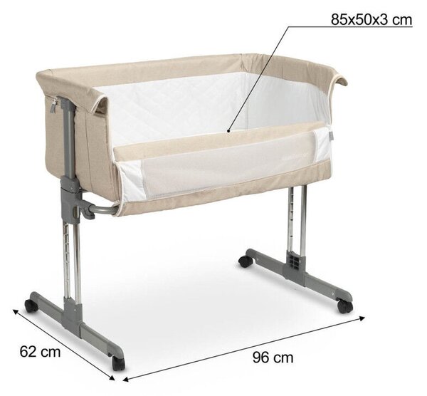 Caretero Sleep2gether babaöböl-Beige