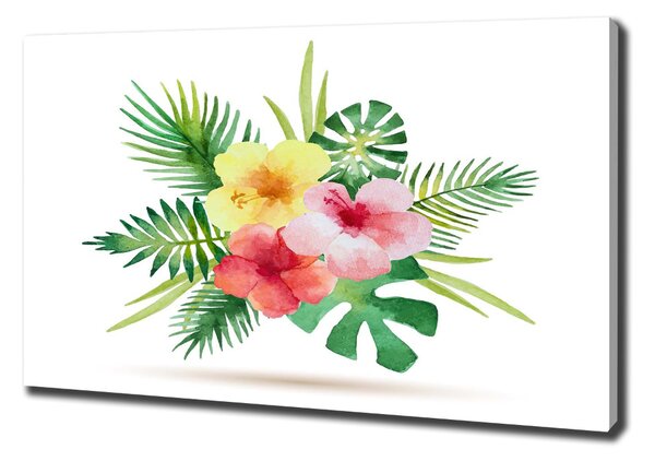 Egyedi vászonkép Hawaii virágok