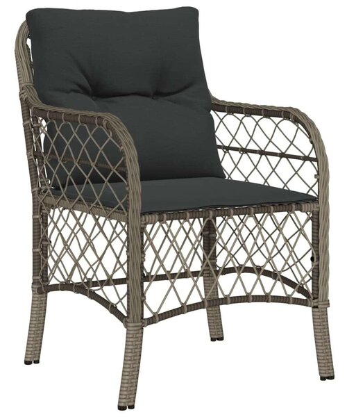 VidaXL Polyrattan Kerti Étkezőgarnitúra - 9 részes - Szürke