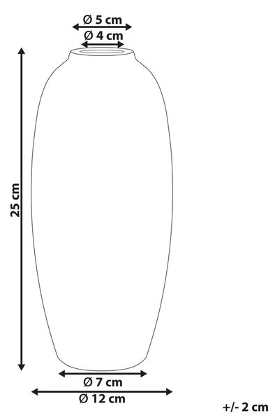 Virágtartó váza MUTILENE Kőcserép 25 cm Fehér