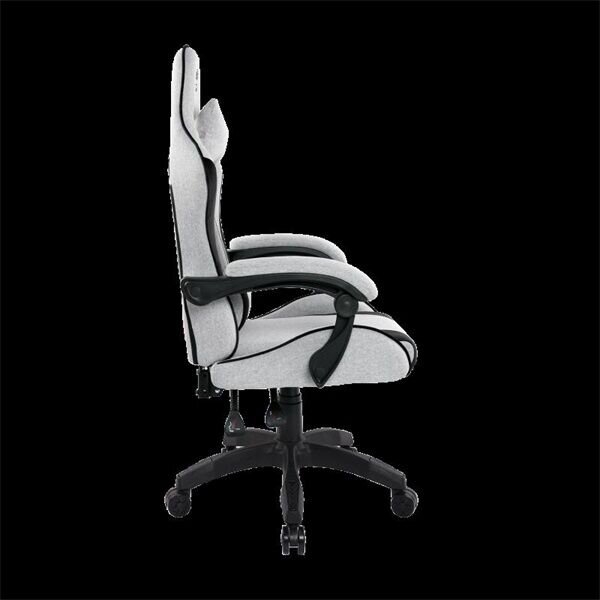 Spirit of Gamer szék, ARENA Light Grey (állítható magasság; párnázott kartámasz; PU; max.120kg-ig, világos-szürke)