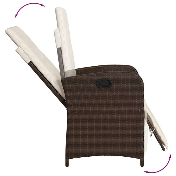 VidaXL Polyrattan Kerti Étkezőgarnitúra - 9 részes