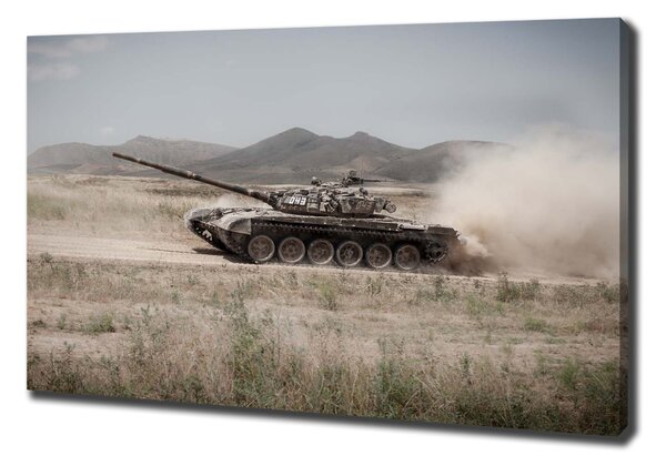 Vászonkép falra Tank a sivatagban