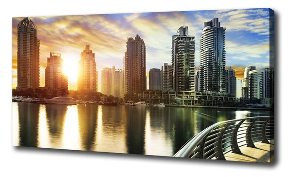 Vászonfotó Dubai naplemente