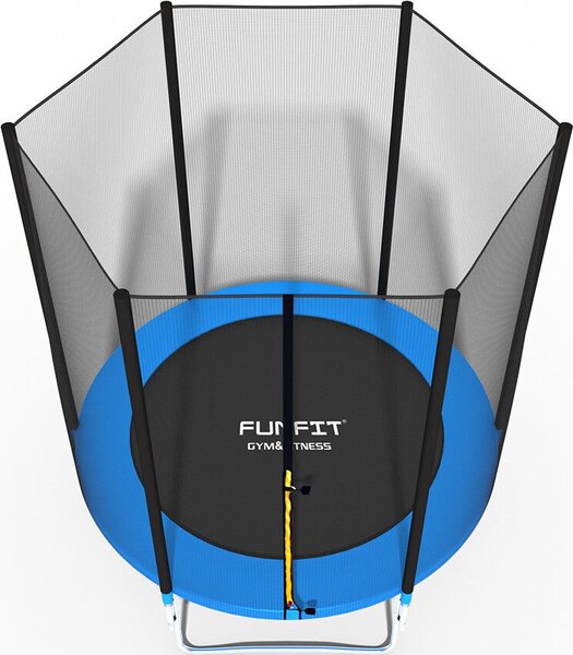 Funfit 183cm külső hálós Trambulin - kék
