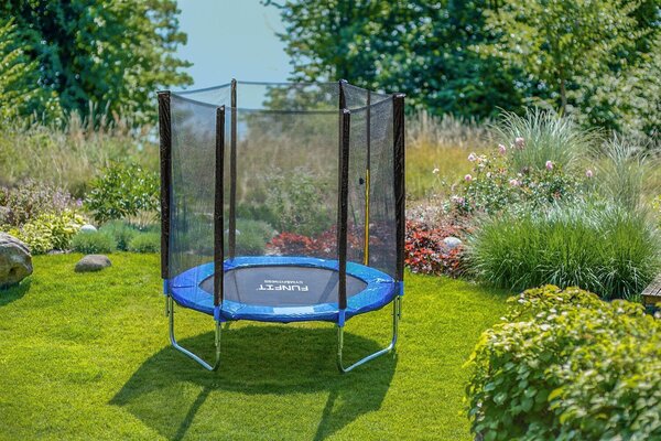 Funfit 183cm külső hálós Trambulin - kék