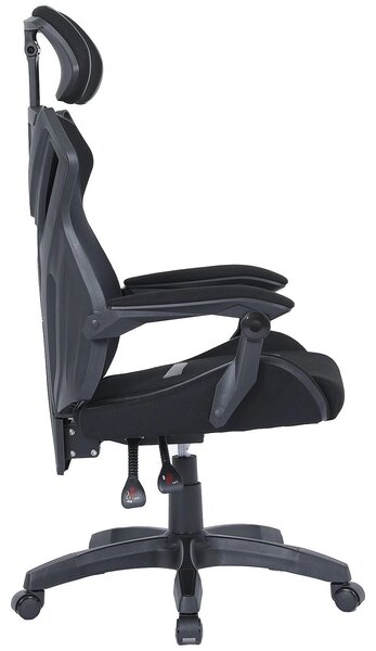The G-Lab Gamer szék - KS BARIUM BLACK (fekete; állítható magasság; áll. kartámasz)