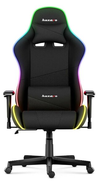 Gamer szék mesh RGB LED fekete