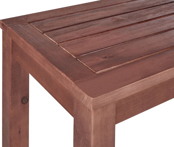 Kerti pad TUSCANIA 160 cm Eukaliptusz fa Sötétbarna