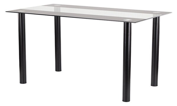Leziter Denton 4+1 étkező garnitúra fehér-fekete