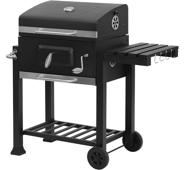 Fedeles kerti grillsütő polccal - 105x110x47cm