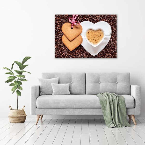 Feszített vászonkép Kávé és mézeskalács