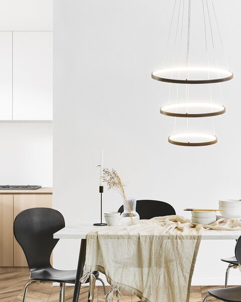 LED függőlámpa ATREK Fém Fekete