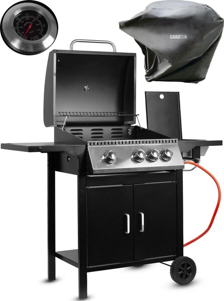 MalTec PartyTogether 3+1 Gázgrill - 11,6 kW, Oldalsó Égővel