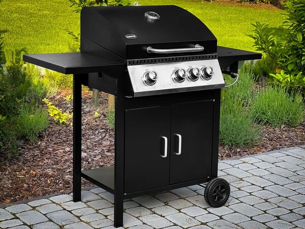 MalTec PartyTogether 3+1 Gázgrill - 11,6 kW, Oldalsó Égővel