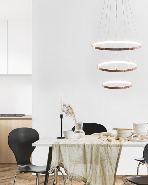 LED függőlámpa ATREK Fém Rose gold