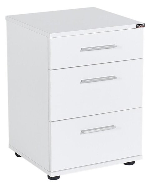 Adore Furniture Éjjeliszekrény 57x40 cm fehér AD0031