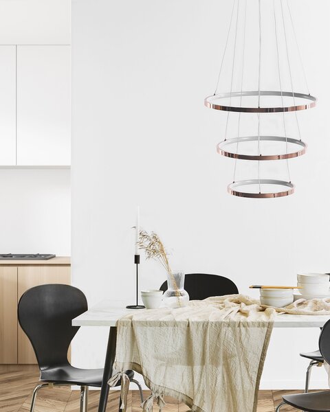 LED függőlámpa ATREK Fém Rose gold