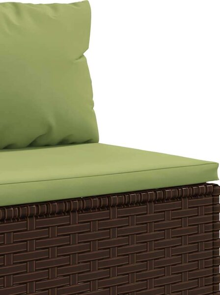 VidaXL Polyrattan Kerti Ülőgarnitúra - 4 részes - Barna
