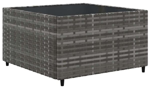 VidaXL Polyrattan Kerti Ülőgarnitúra - 10 részes - Szürke