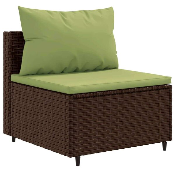 VidaXL Polyrattan Kerti Ülőgarnitúra - 4 részes - Barna