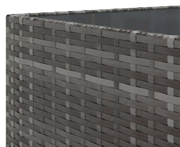 VidaXL Polyrattan Kerti Ülőgarnitúra - 10 részes - Szürke