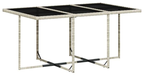 VidaXL Polyrattan Kerti Étkezőgarnitúra - 7 részes