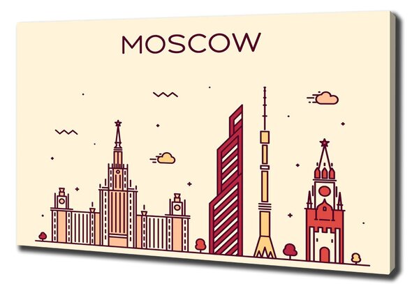 Vászon nyomtatás Moszkva épületek