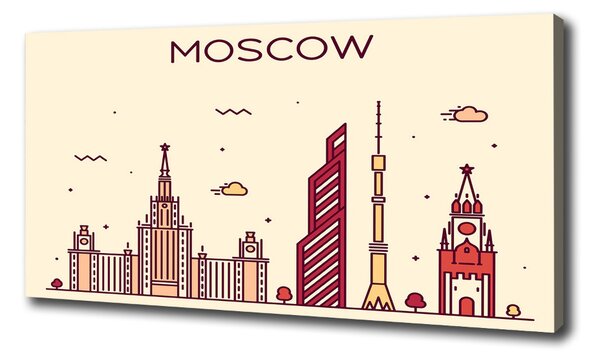 Vászon nyomtatás Moszkva épületek