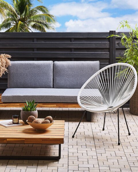 Kerti szék ACAPULCO II PE Rattan Fehér