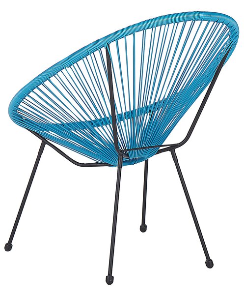 Kétdarabos kerti szék szett ACAPULCO II PE Rattan Kék