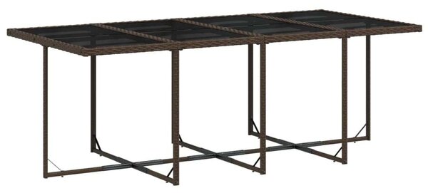 VidaXL 13 részes barna polyrattan kerti ülőgarnitúra párnákkal
