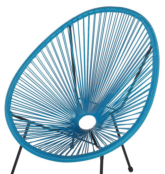 Kerti szék ACAPULCO II PE Rattan Kék