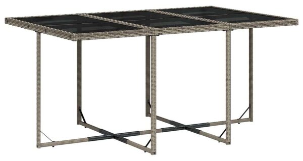 VidaXL 11 részes szürke polyrattan kerti ülőgarnitúra párnákkal