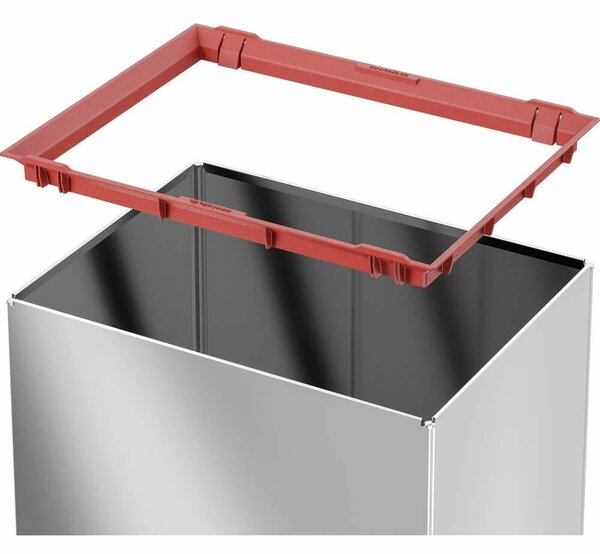 Big-Box Swing XL Hulladékgyűjtő - 52L, Rozsdamentes Acél